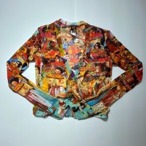 Jean Paul Gaultier mesh top